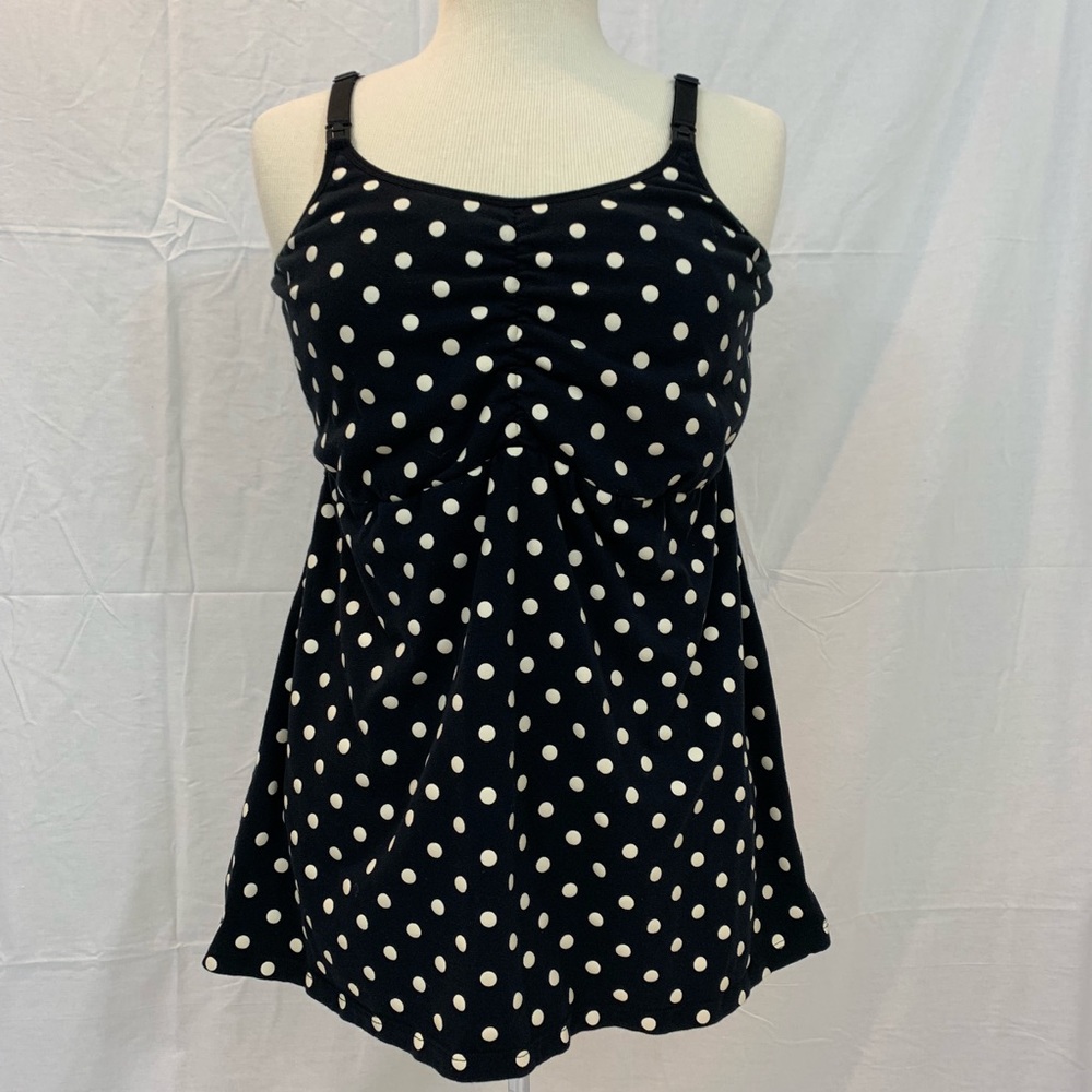 🔥 Polka dot nursing tank top